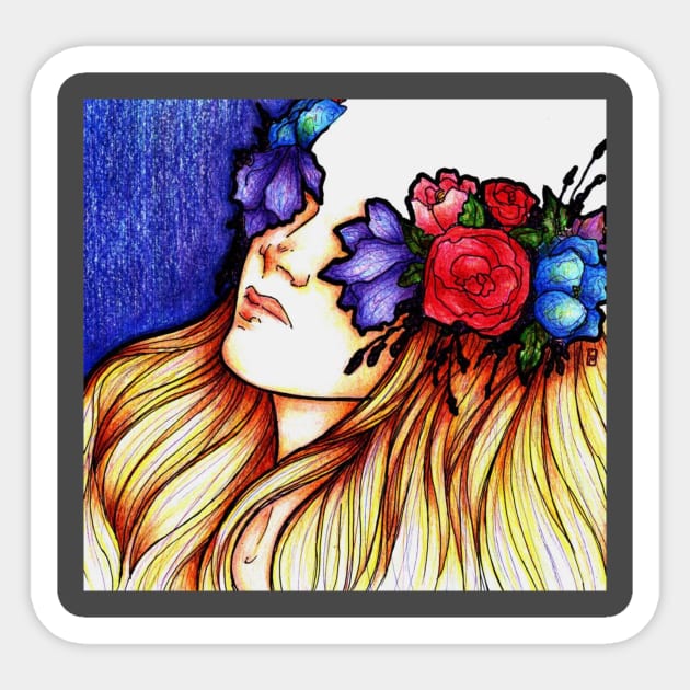 Blind to Beauty Sticker by Nenril